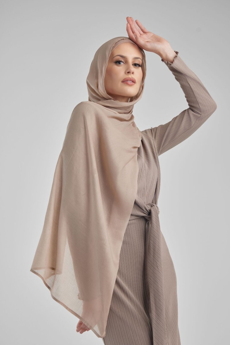 Fossil Wrapped Dress - Hijab House - Divinity Collection