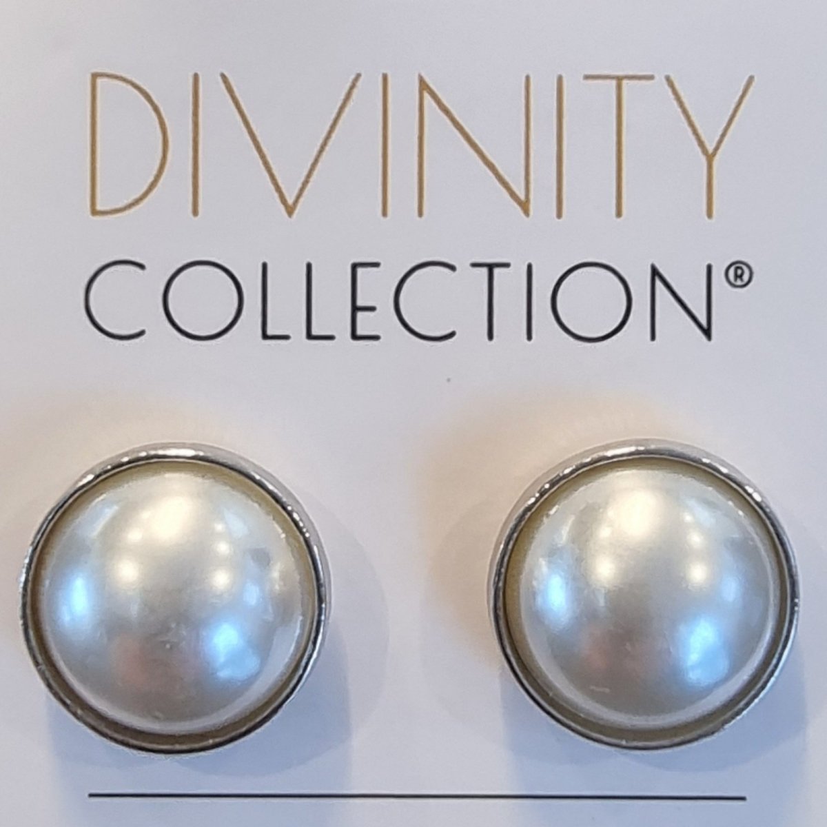 2 Pairs Magnetic Hijab Pearl Pins - White - Divinity Collection