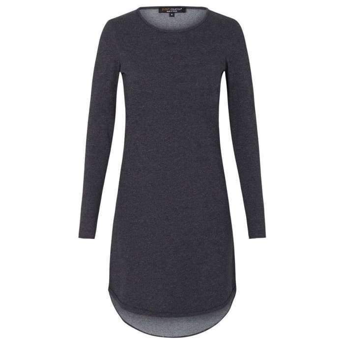 Charcoal Knit High Low Top - Divinity Collection