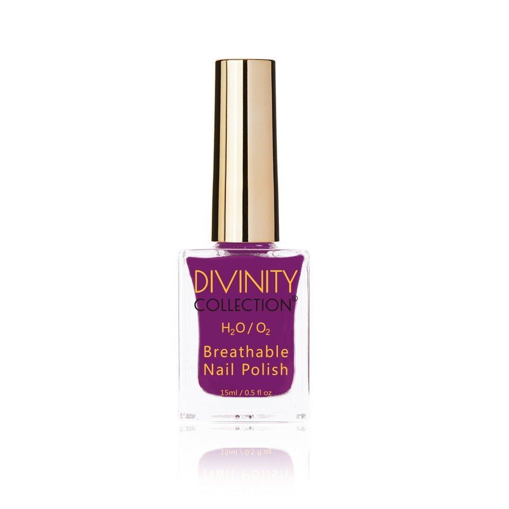 Divinity Collection Breathable Halal Nail Polish - Grape Royalè - Divinity Collection