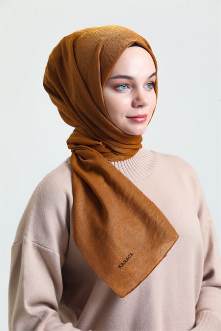Karaca Shimmer Shawl - Copper - Divinity Collection