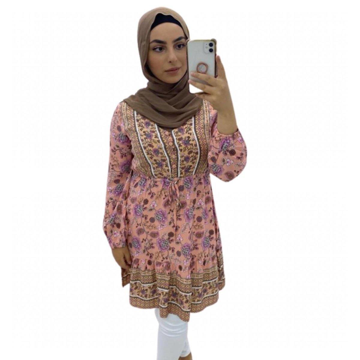 New Coral Floral Tunic...