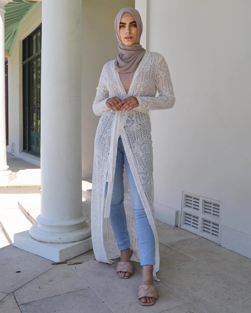 New Exclusive White Lace Cardigan... - Divinity Collection