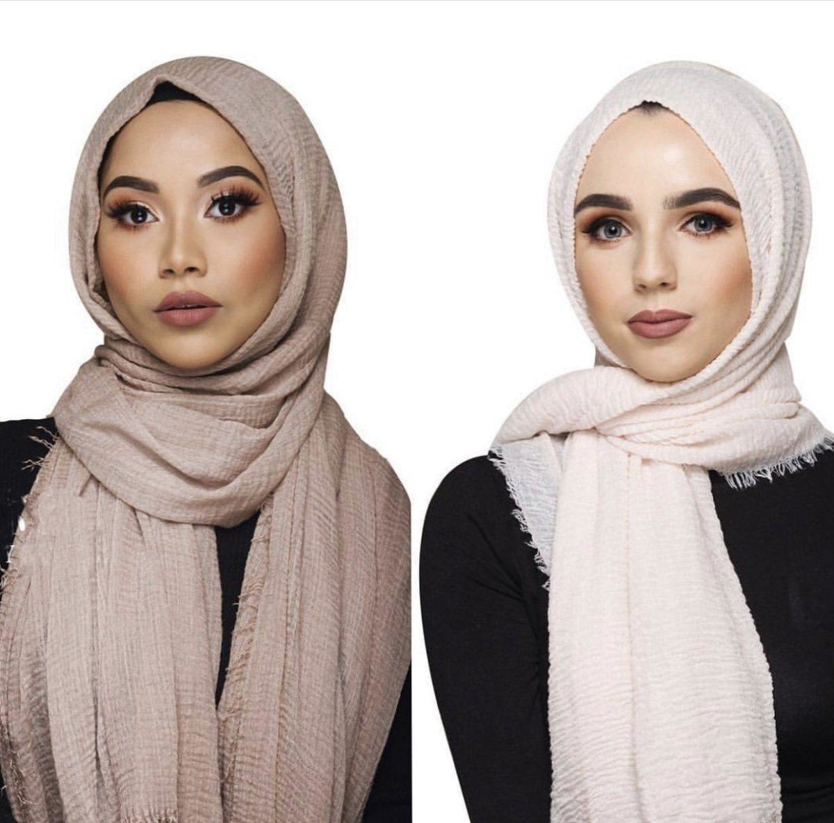 tutorial memakai hijab crinkle