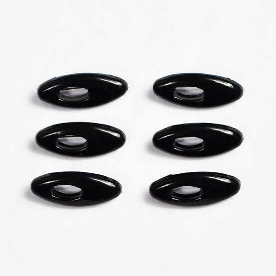 Black Japanese Hijab Safety Pins 6 Pieces - Divinity Collection