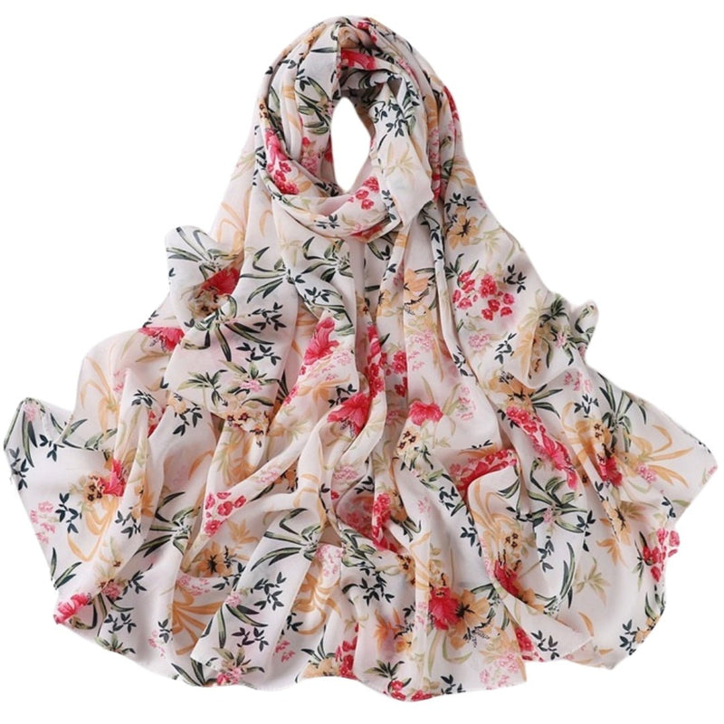 printed chiffon hijabs