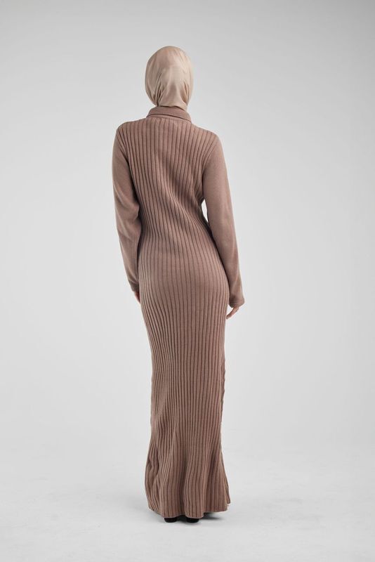 Knitted Polo Dress - Hijab House - Divinity Collection
