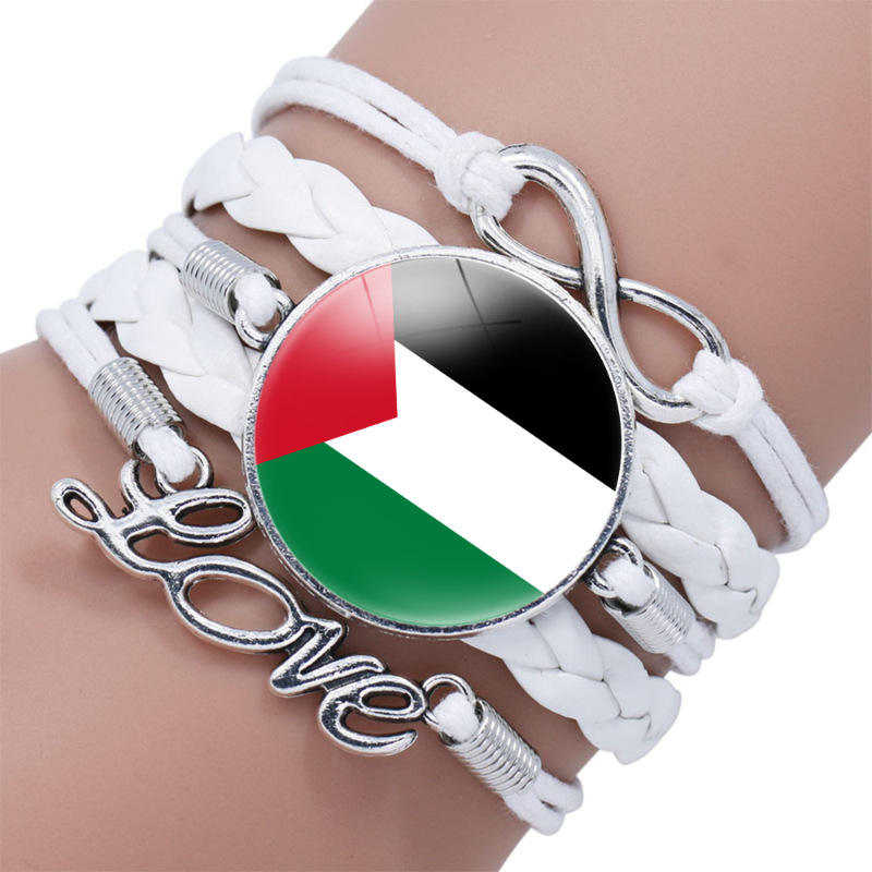 White Faith Bracelet - Palestine - Divinity Collection