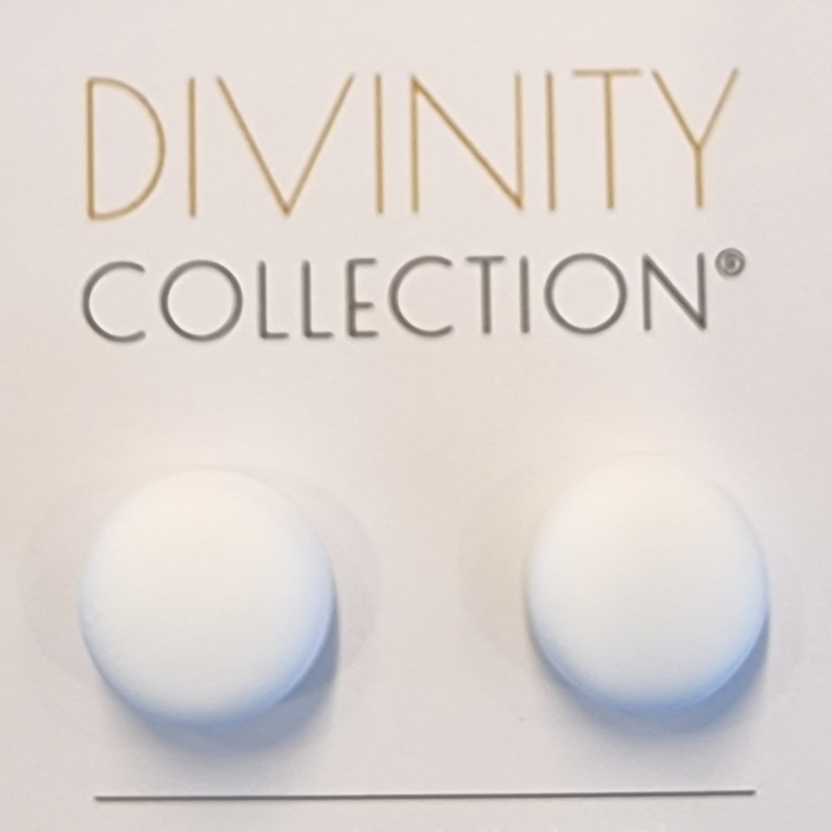 2 Pairs Magnetic Hijab Matte White Pins - Divinity Collection
