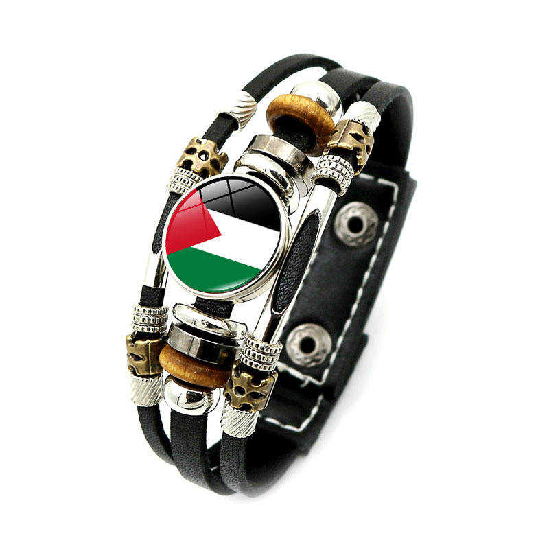 Black Assent Bracelet - Palestine | Divinity Collection