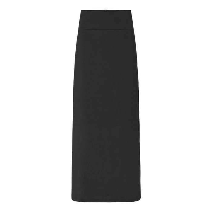 Black Scuba High Waisted Skirt - Divinity Collection