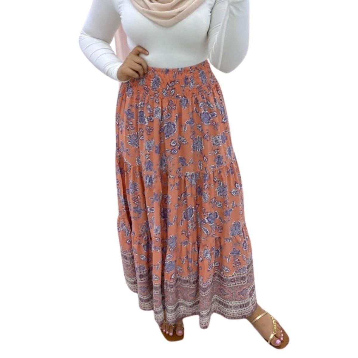Coral Boho Skirt - Divinity Collection