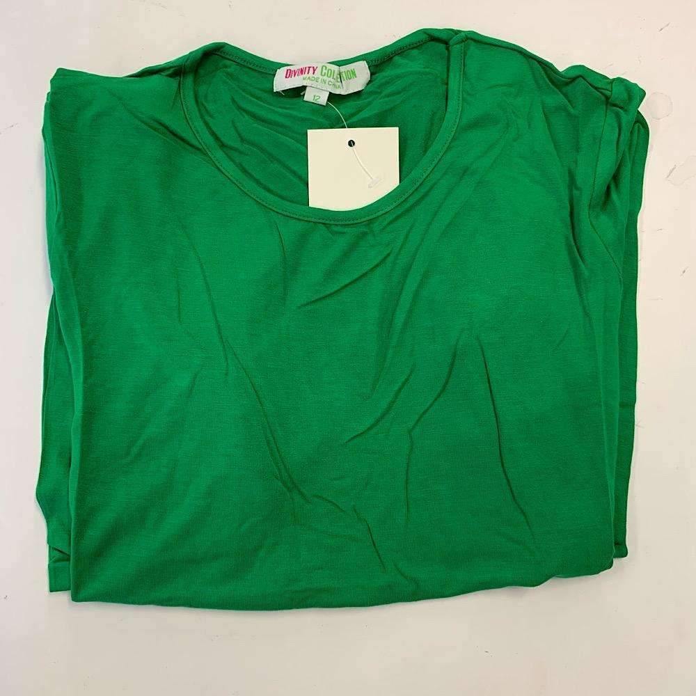 Emerald Green Long Sleeve Cotton Body Top - Divinity Collection