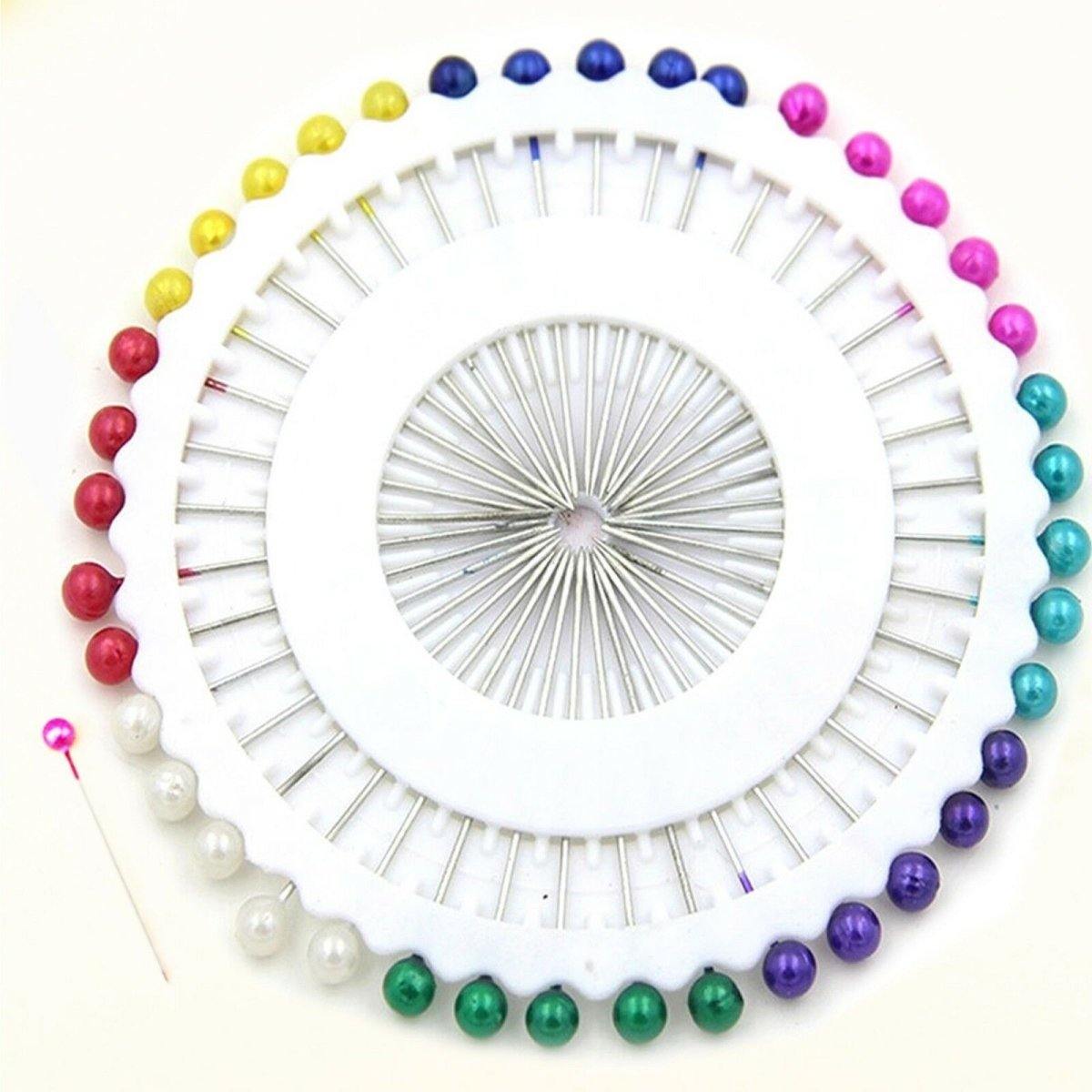 Hijab Pins Wheel - 40 Multi Coloured Pins - Divinity Collection