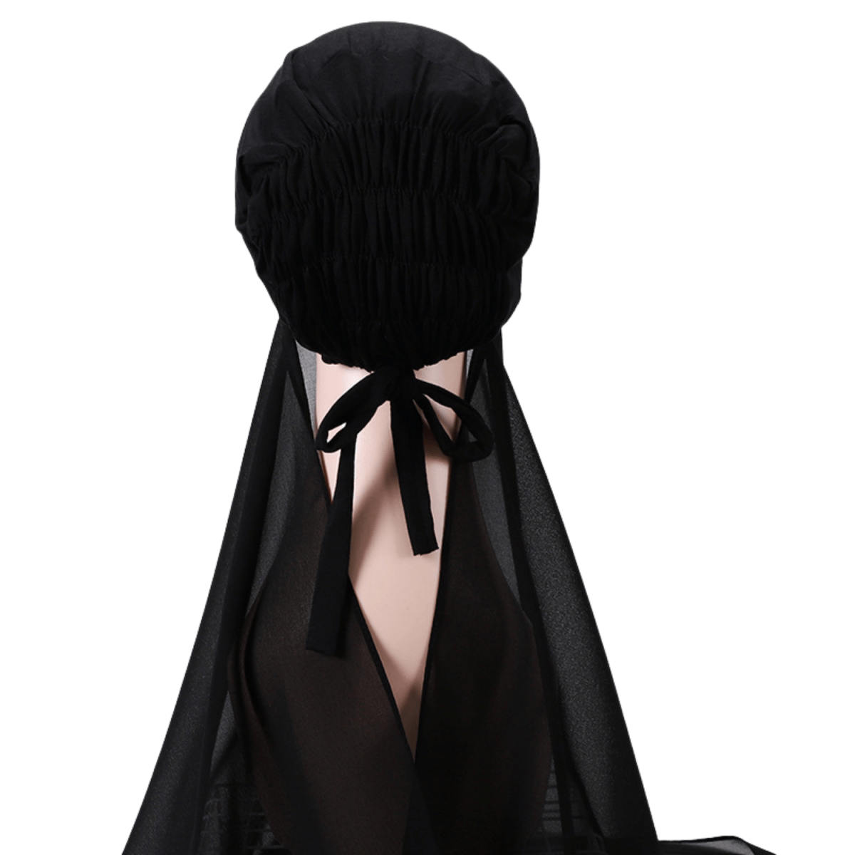 Instant Chiffon Hijab - Black - Divinity Collection