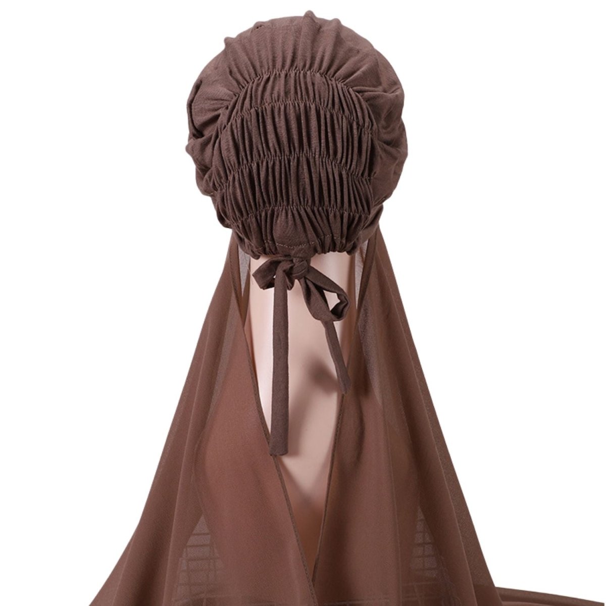 Instant Chiffon Hijab - Brown - Divinity Collection
