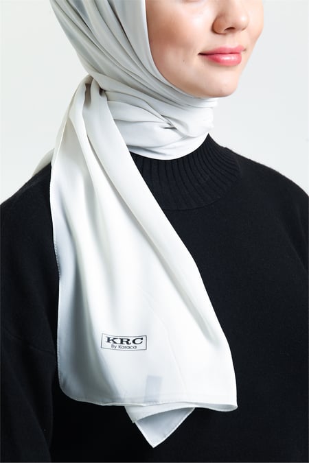 Karaca Crepe Lux Chiffon Hijab - Cream - Divinity Collection