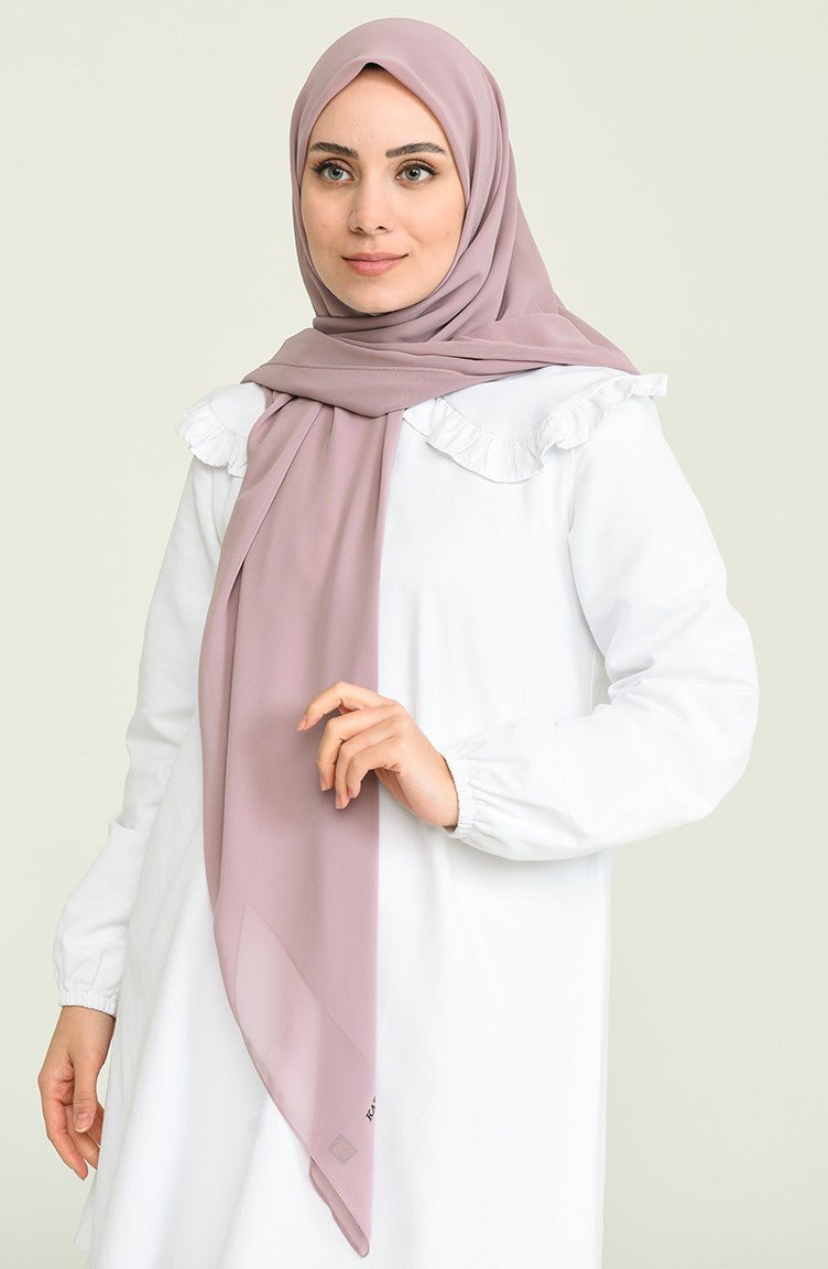 Karaca Crepe Lux Chiffon Hijab - Dusty Lilac - Divinity Collection