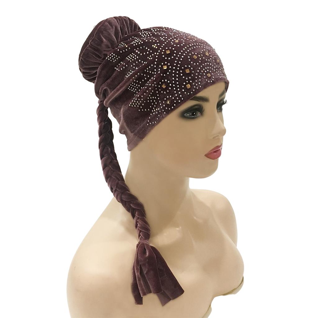Layla Turban Cap - Amythest - Divinity Collection
