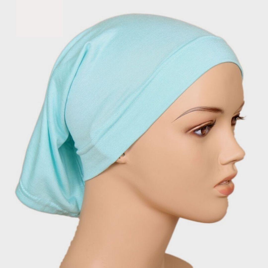 Lightweight Cotton Hijab Cap - Lightest Grey - Divinity Collection