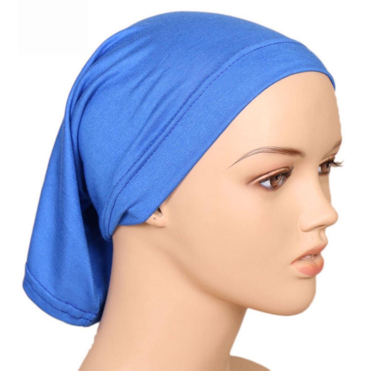 Lightweight Cotton Hijab Cap - UN Blue - Divinity Collection