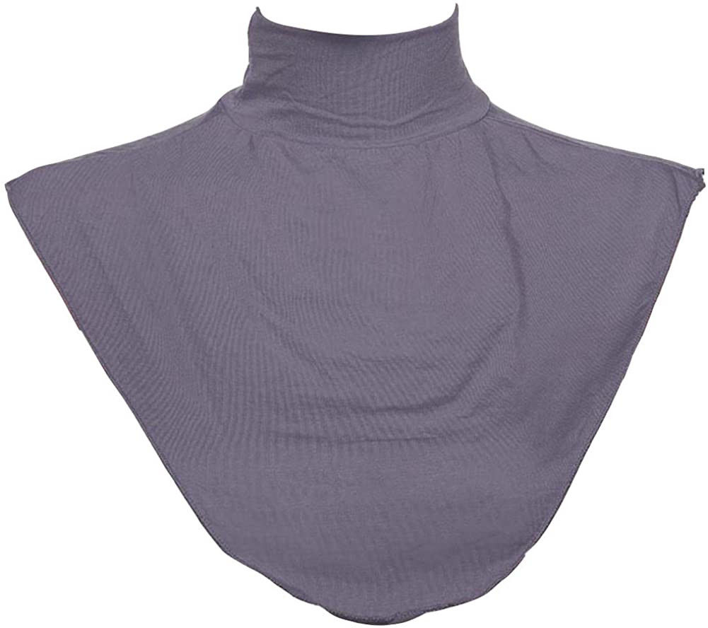 Luxurious Milk Silk Neck Cover - Grey - Divinity Collection