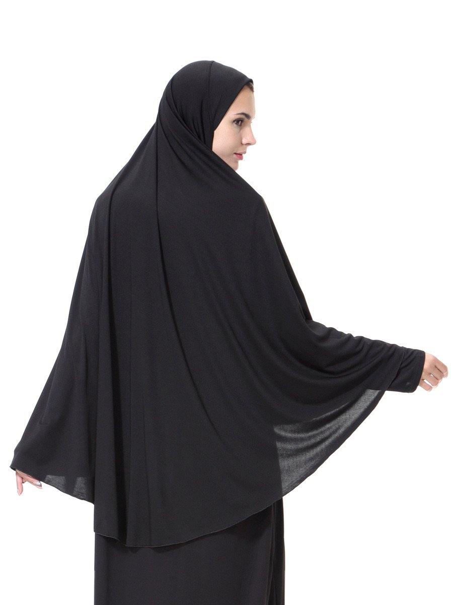 Lycra Black Jilbab - Divinity Collection