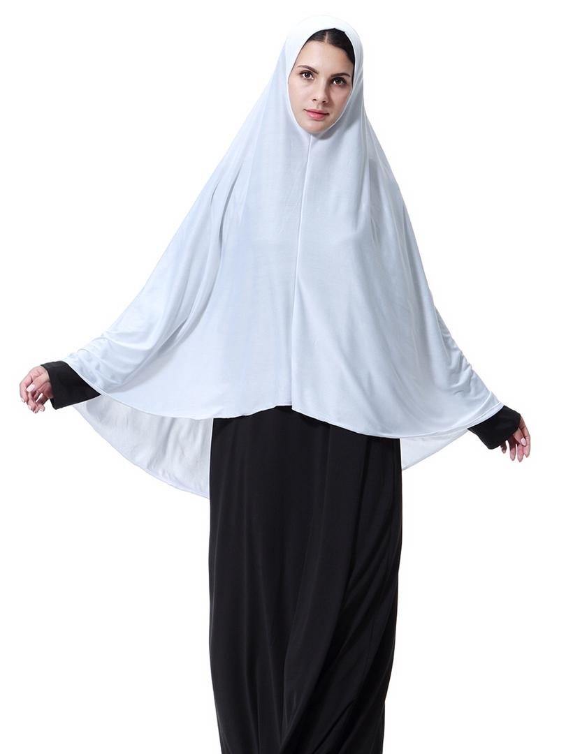 Lycra Off White Jilbab - Divinity Collection