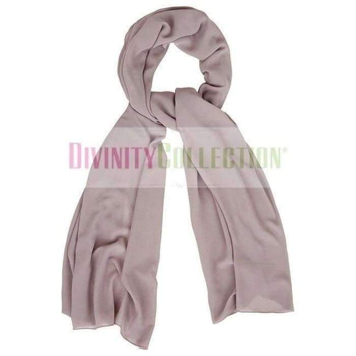 Plain Chiffon Dusty Purple Hijab - Divinity Collection