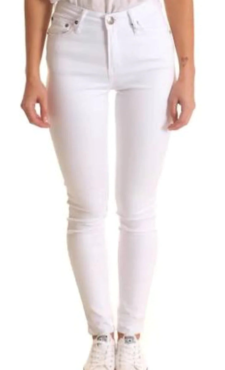 Wakee White Denim Skinny Leg Jeans - Divinity Collection